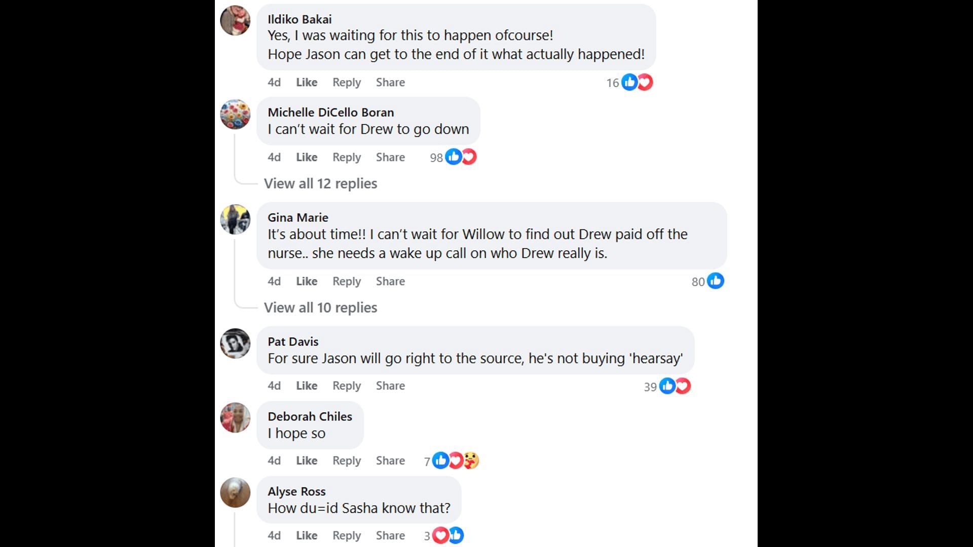 More fan reactions sharing the same sentiments (Image via Facebook/General Hospital Fans - Official)